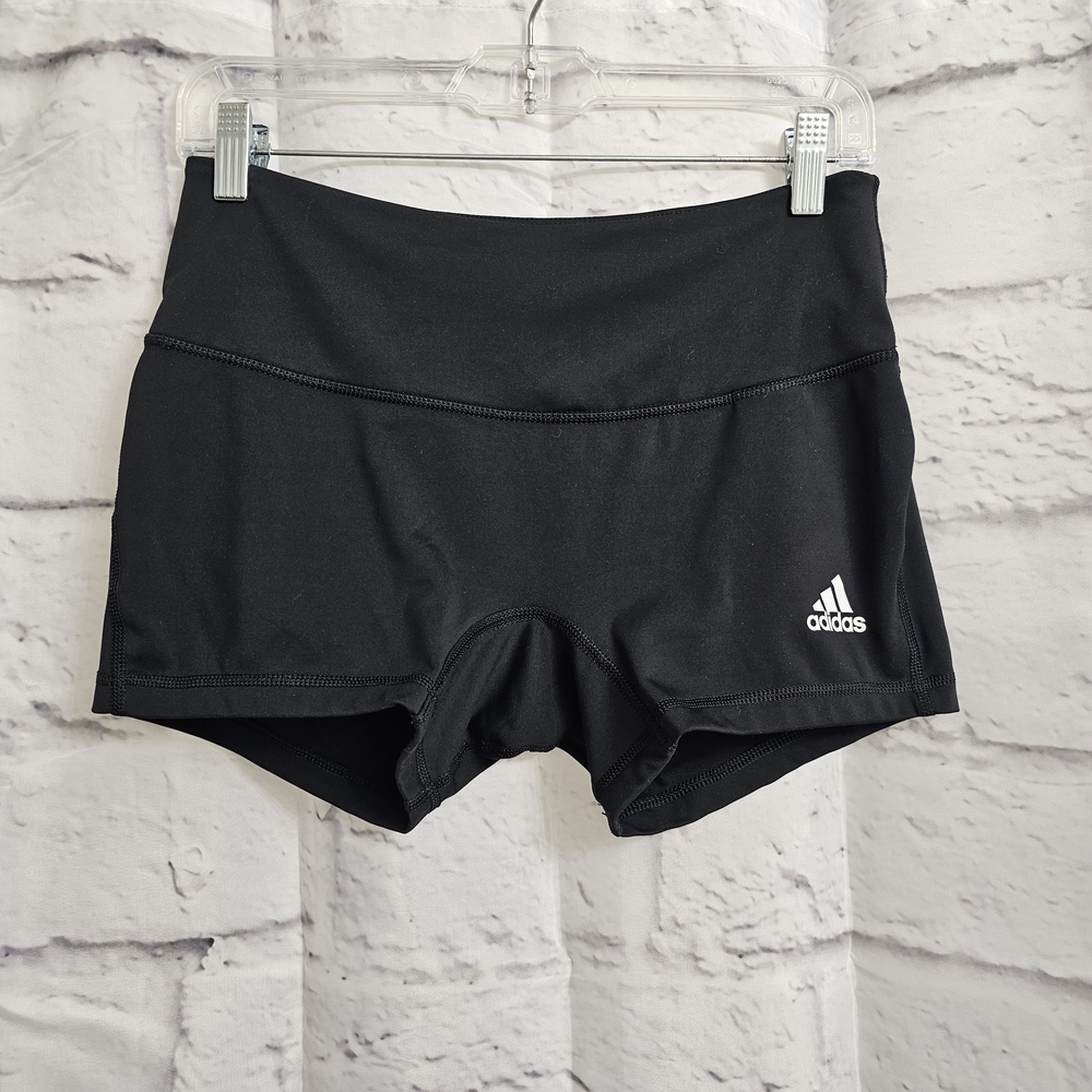 Adidas Black Athletic Compression Shorts Moisture-Wicking